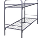 Металлическая кровать двухъярусная, 2КМС-7, сетка 100*100мм, 190*70см (1 перемычка) 